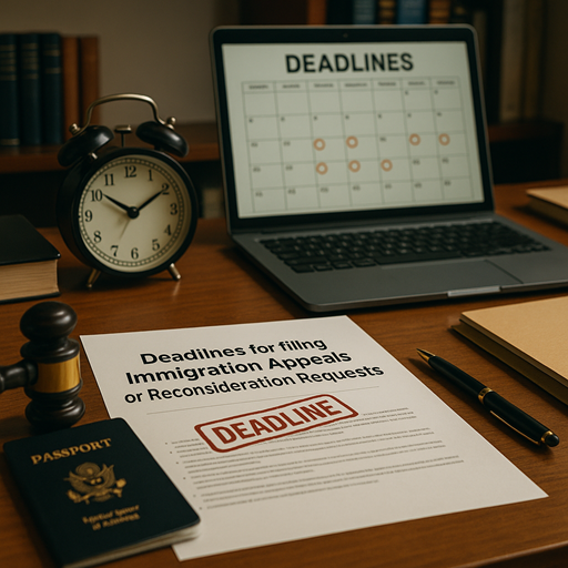 Deadlines for Filing the Immigration Appeal for Reconsideration