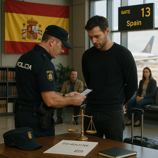 Procedures for Detention at Madrid Airport